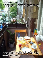 Balkonfrühstück